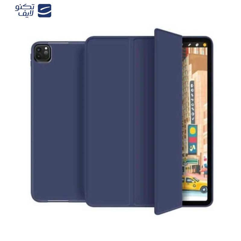 کیف کلاسوری زیفرند مدل Smart Leather مناسب برای تبلت اپل iPad Pro 11 2024 کیف کلاسوری زیفرند مدل Smart Leather مناسب برای تبلت اپل iPad Pro 11 2024