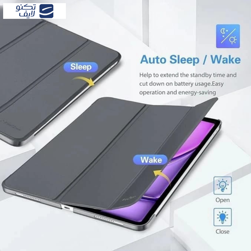 کیف کلاسوری زیفرند مدل Smart Leather مناسب برای تبلت اپل iPad Mini 6 2021 کیف کلاسوری زیفرند مدل Smart Leather مناسب برای تبلت اپل iPad Mini 6 2021