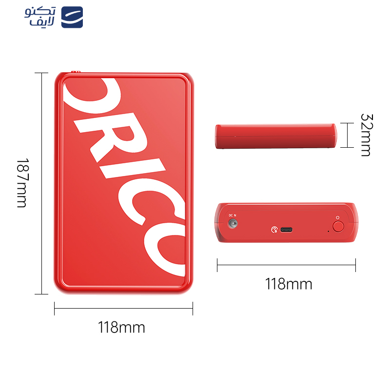 قاب هارد 3.5 اینچ Type-C اوریکو مدل CP35C3 قاب هارد 3.5 اینچ Type-C اوریکو مدل CP35C3
