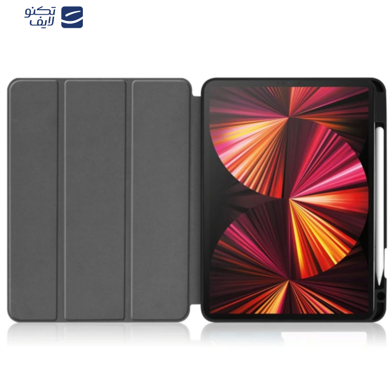 کیف کلاسوری زیفرند مدل Smart Leather مناسب برای تبلت اپل iPad Pro 12.9 2022 کیف کلاسوری زیفرند مدل Smart Leather مناسب برای تبلت اپل iPad Pro 12.9 2022
