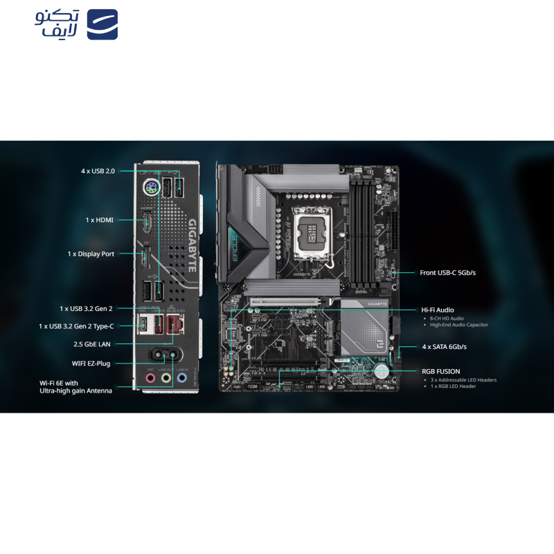 مادربرد گیگابایت مدل B860 EAGLE WIFI6E مادربرد گیگابایت مدل B860 EAGLE WIFI6E
