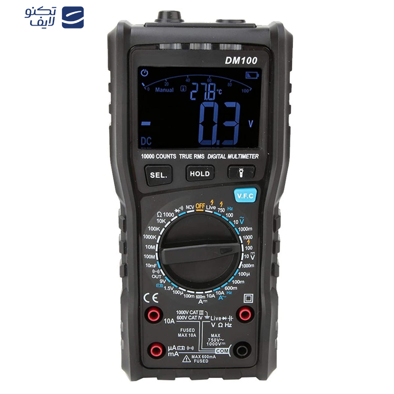 مولتی متر دیجیتال مستک مدل DM100 مولتی متر دیجیتال مستک مدل DM100