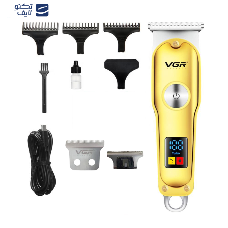 ماشین اصلاح موی سر و صورت وی جی ار مدل 290 به همراه تیغه یدک بسته 2 عددی ماشین اصلاح موی سر و صورت وی جی ار مدل 290 به همراه تیغه یدک بسته 2 عددی