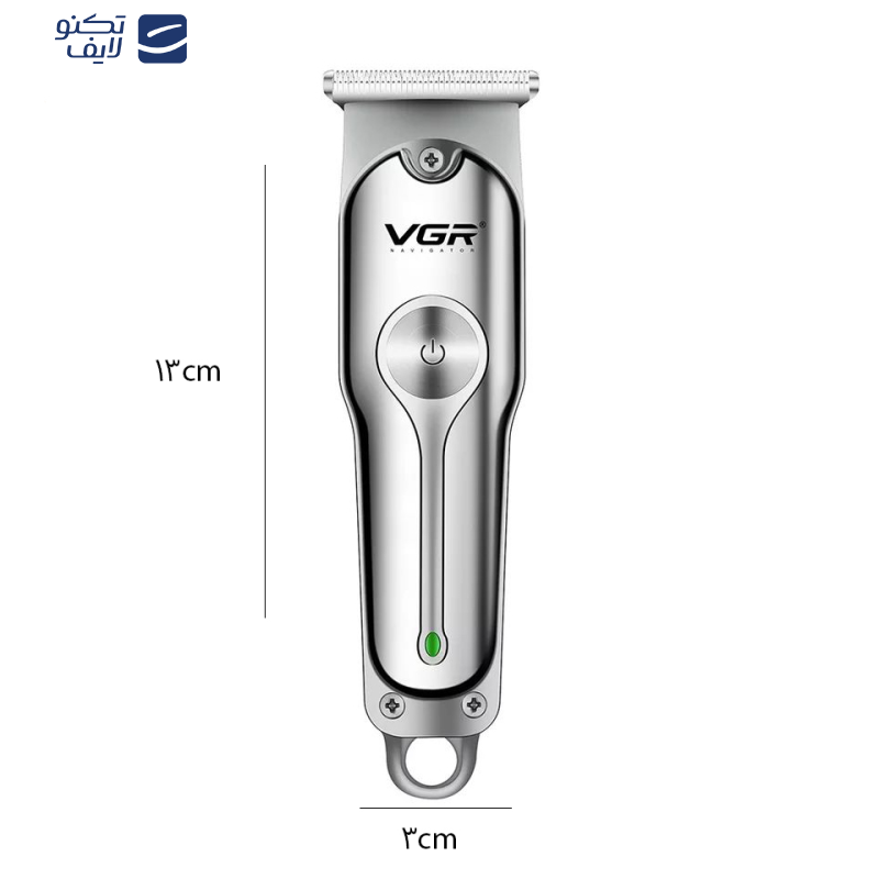 ماشین اصلاح موی سر و صورت وی جی ار مدل 071 به همراه تیغه یدک بسته 2 عددی