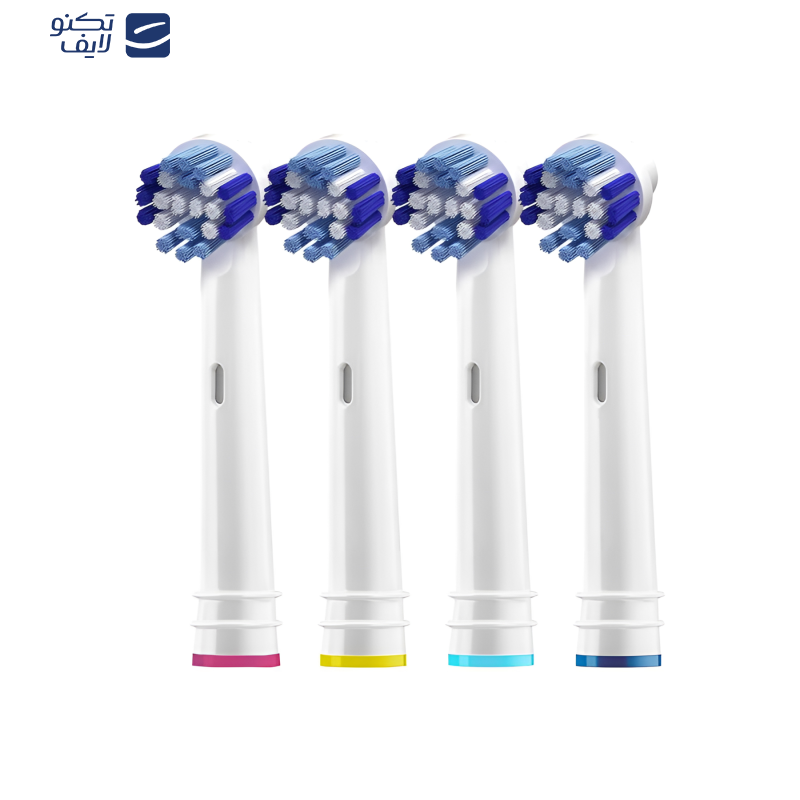 سری یدک مسواک برقی اورال-بی مدل PRECISION CLEAN بسته 4 عددی