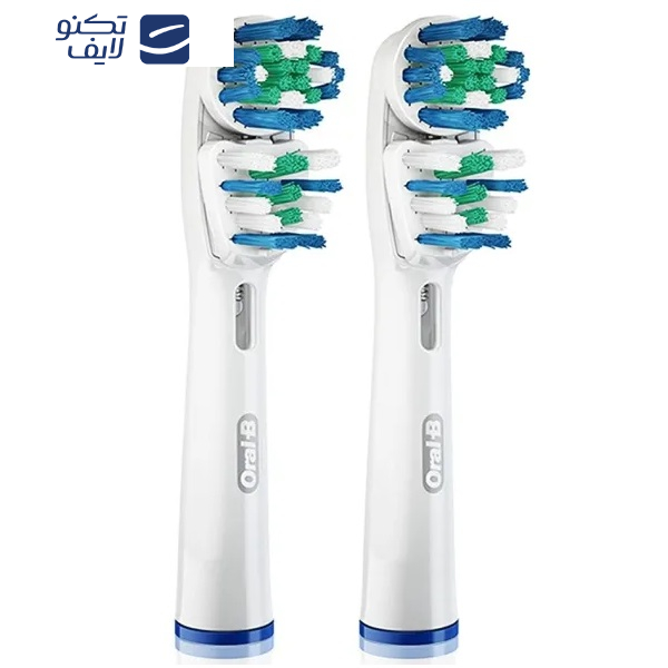 سری یدک مسواک برقی اورال-بی مدل DUAL CLEAN بسته 2 عددی
