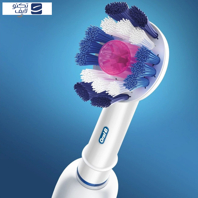 سری یدک مسواک برقی اورال-بی مدل 3D White بسته 2 عددی