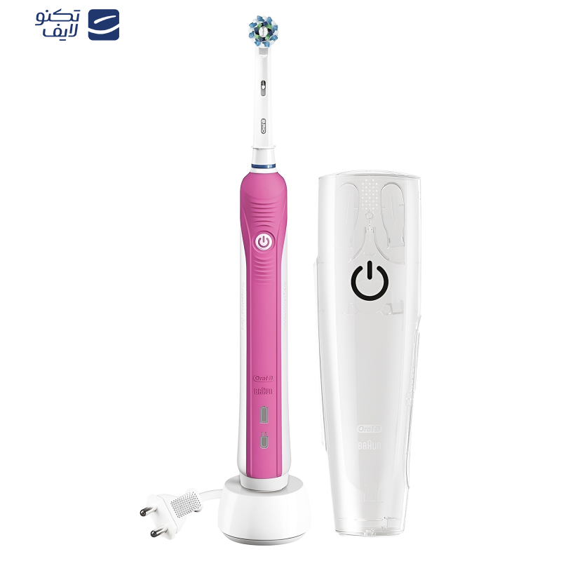 مسواک برقی اورال-بی مدل Pro 750 3D White Pink مسواک برقی اورال-بی مدل Pro 750 3D White Pink