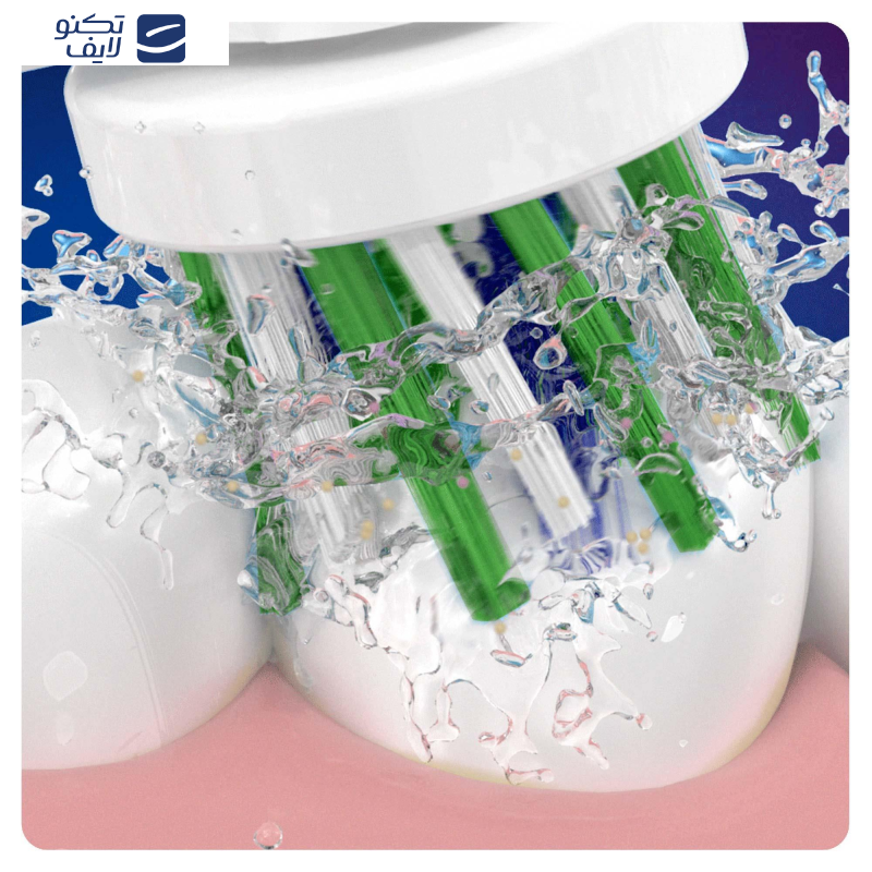 سری یدک مسواک برقی اورال-بی مدل Cross Action Clean Maximiser بسته 4 عددی