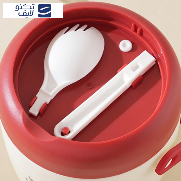 فلاسک غذا مدل دوجداره کد LUNCH-BOX گنجایش 1 لیتر فلاسک غذا مدل دوجداره کد LUNCH-BOX گنجایش 1 لیتر