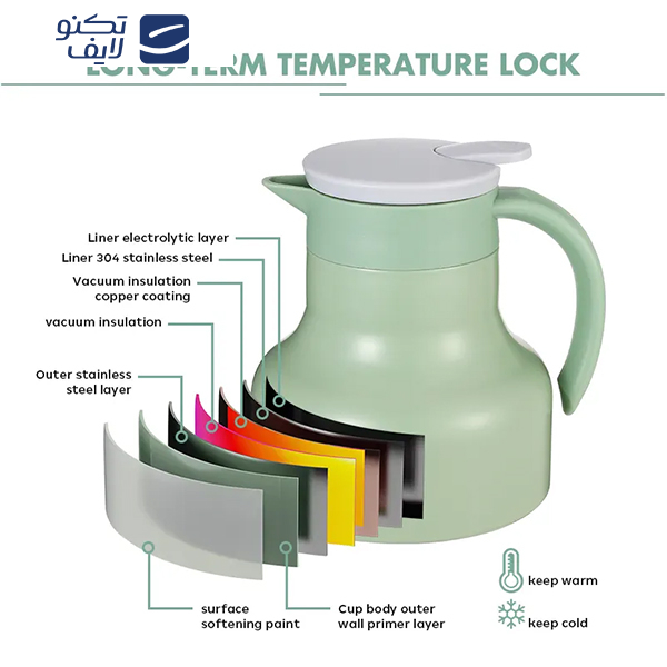 فلاسک ام دی اچ ال مدل MD-007 گنجایش 0.700 لیتر فلاسک ام دی اچ ال مدل MD-007 گنجایش 0.700 لیتر