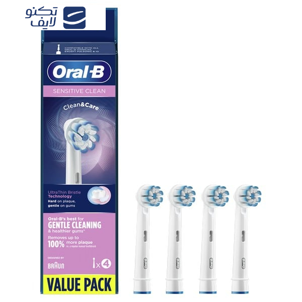 سری یدک مسواک برقی اورال-بی مدل Sensitive Clean بسته 4 عددی سری یدک مسواک برقی اورال-بی مدل Sensitive Clean بسته 4 عددی