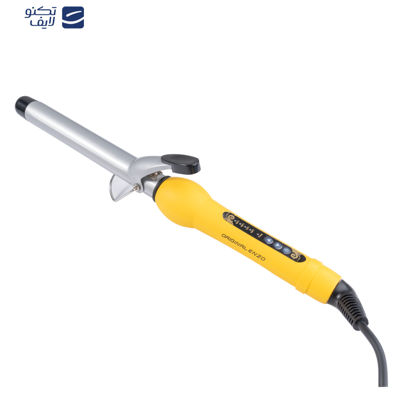 اتو مو انزو پروفیشینال مدل EN-3955W به همراه برس حرارتی و فرکننده مو