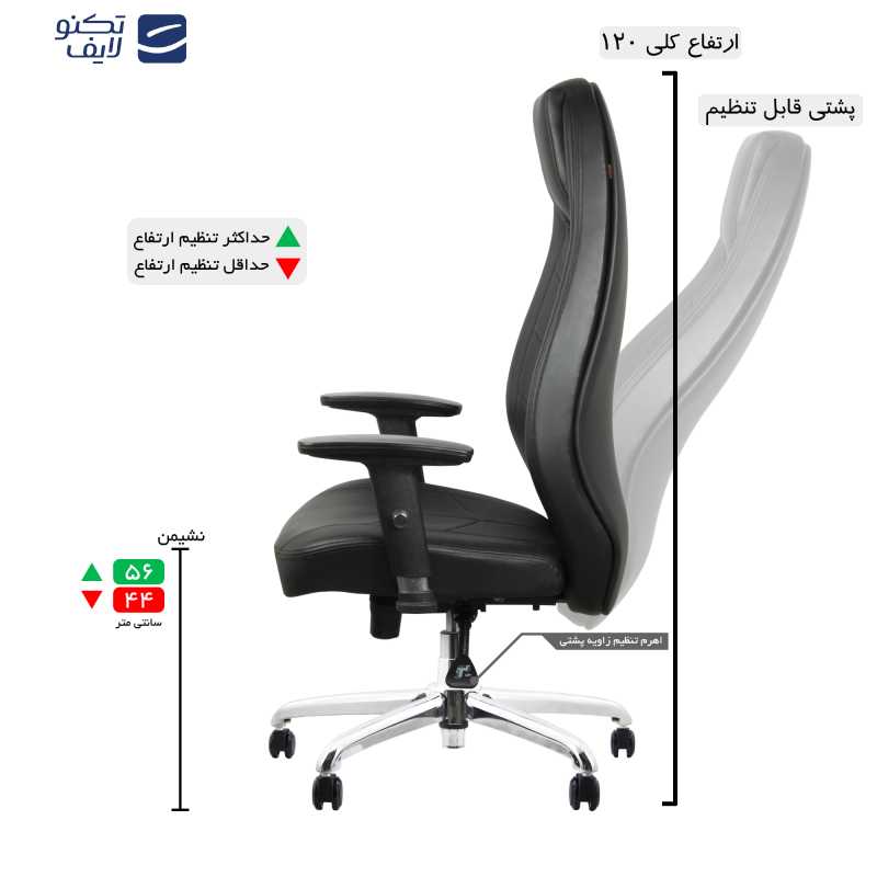 صندلی مدیریتی هوگر مدل MH1080