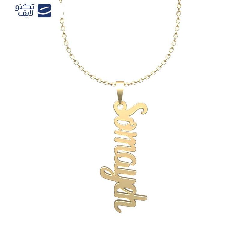 گردنبند طلا 18 عیار زنانه مدوپد مدل somayeh گردنبند طلا 18 عیار زنانه مدوپد مدل somayeh