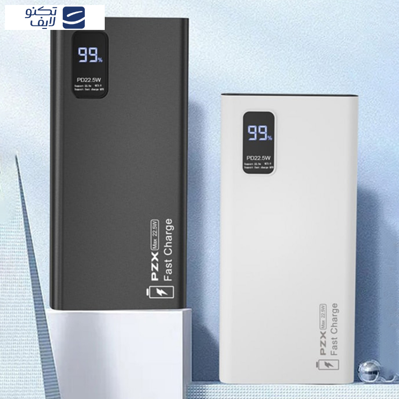 پاوربانک پی زد ایکس مدل V83 Fast Charge 22.5W ظرفیت 20000 میلی آمپر ساعت پاوربانک پی زد ایکس مدل V83 Fast Charge 22.5W ظرفیت 20000 میلی آمپر ساعت