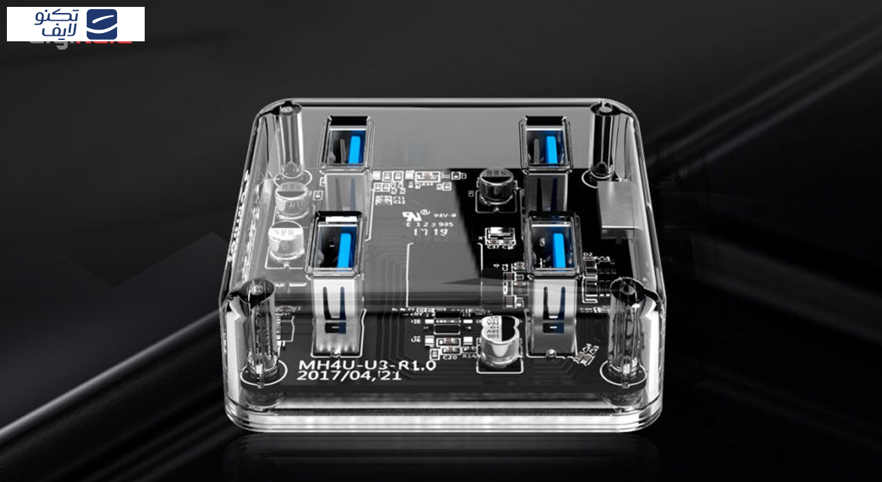 هاب USB 3.0 چهار پورت اوریکو مدل MH4U-U3 هاب USB 3.0 چهار پورت اوریکو مدل MH4U-U3