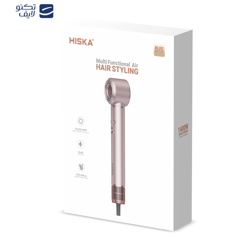 سشوار حرفه ای 1400 وات هیسکا مدل H5640 سشوار حرفه ای 1400 وات هیسکا مدل H5640