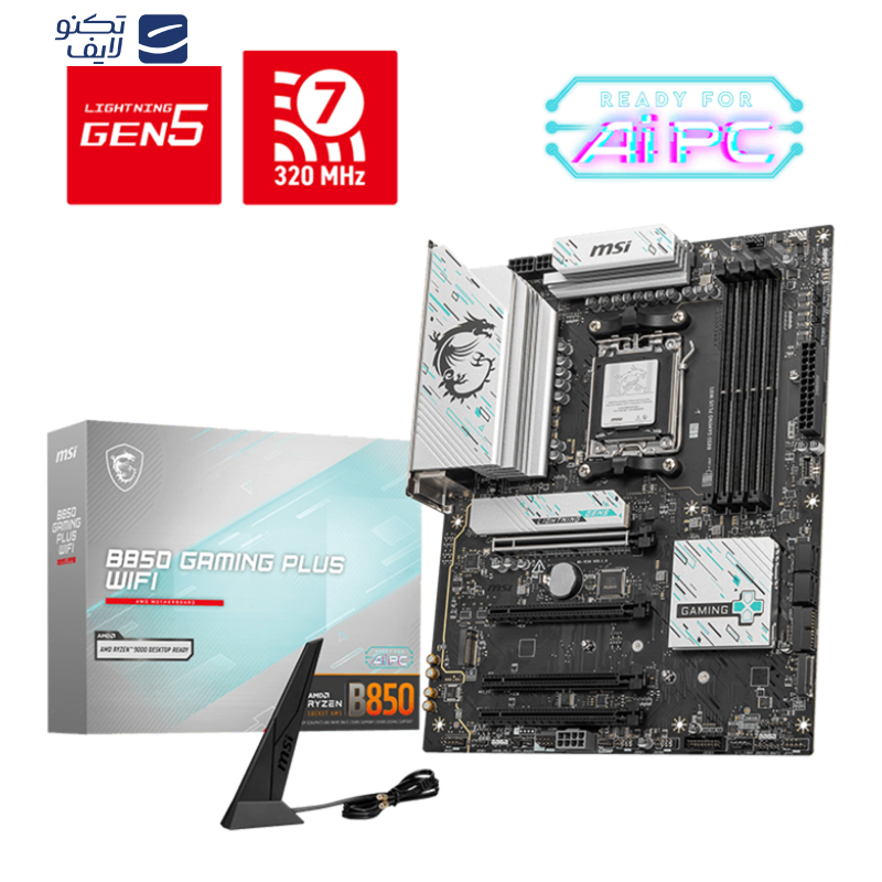 مادربرد ام اس آی مدل B850 GAMING PLUS WIFI مادربرد ام اس آی مدل B850 GAMING PLUS WIFI