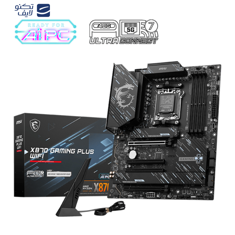 مادربرد ام اس آی مدل X870 GAMING PLUS WIFI مادربرد ام اس آی مدل X870 GAMING PLUS WIFI