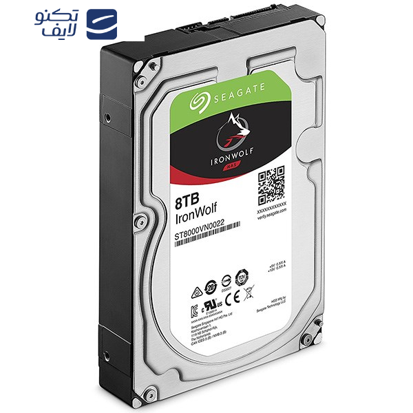 هارددیسک اینترنال سیگیت مدل IronWolf ST8000VN0022 ظرفیت 8 ترابایت هارددیسک اینترنال سیگیت مدل IronWolf ST8000VN0022 ظرفیت 8 ترابایت