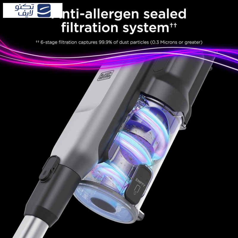 جارو شارژی عصایی بلک اند دکر مدل BHFEA640WG جارو شارژی عصایی بلک اند دکر مدل BHFEA640WG