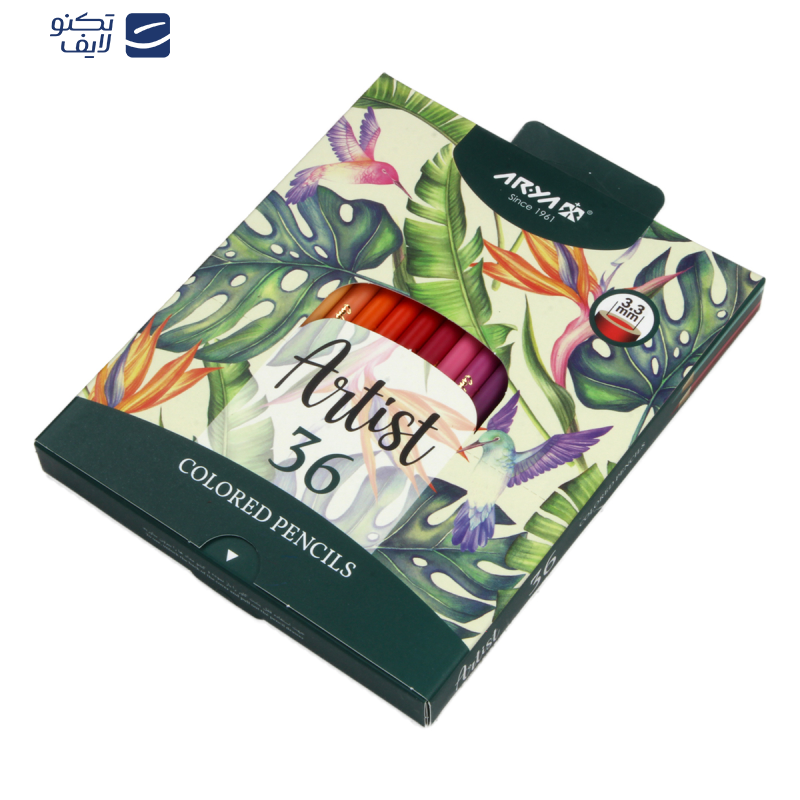 مداد رنگی 36 رنگ آریا مدل آرتیست مداد رنگی 36 رنگ آریا مدل آرتیست