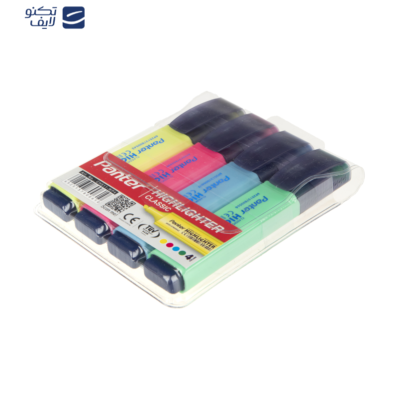 ماژیک علامت گذار 4 رنگ پنتر مدل CH511WP4 ماژیک علامت گذار 4 رنگ پنتر مدل CH511WP4