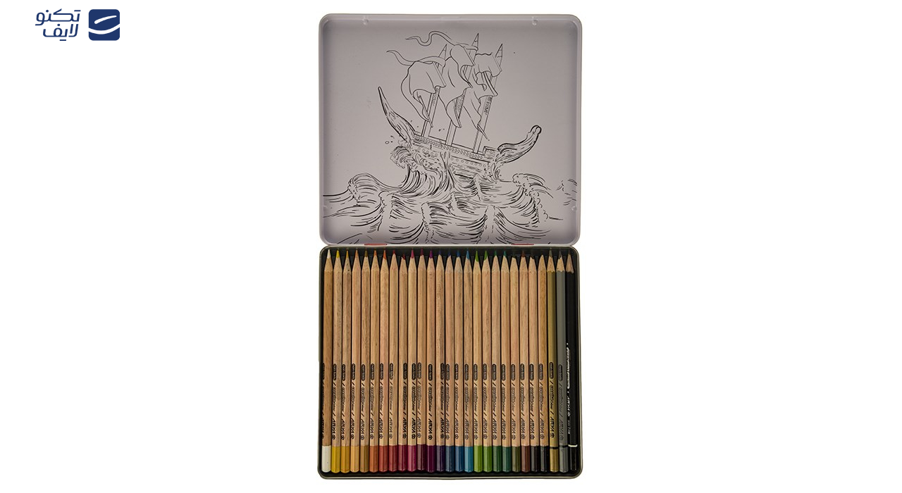 مداد رنگی 24+3 رنگ آریا مدل 3022 مداد رنگی 24+3 رنگ آریا مدل 3022