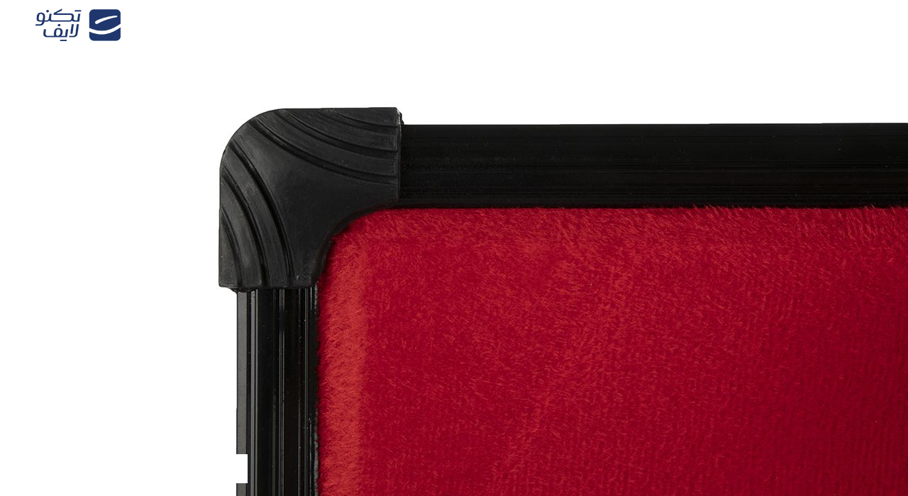 تابلو اعلانات قرمز آسا بُرد سایز 100x80 سانتی متر تابلو اعلانات قرمز آسا بُرد سایز 100x80 سانتی متر