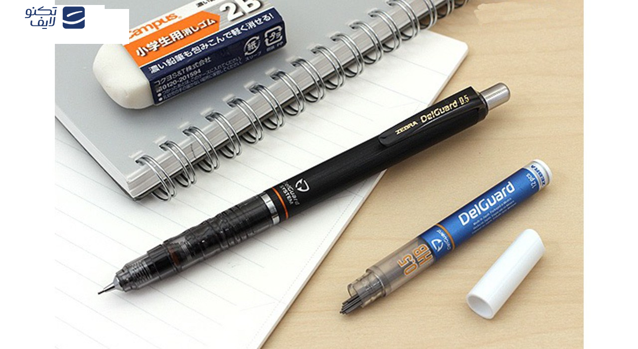نوک مداد نوکی 0.5 میلی متری زبرا مدل Delguard نوک مداد نوکی 0.5 میلی متری زبرا مدل Delguard