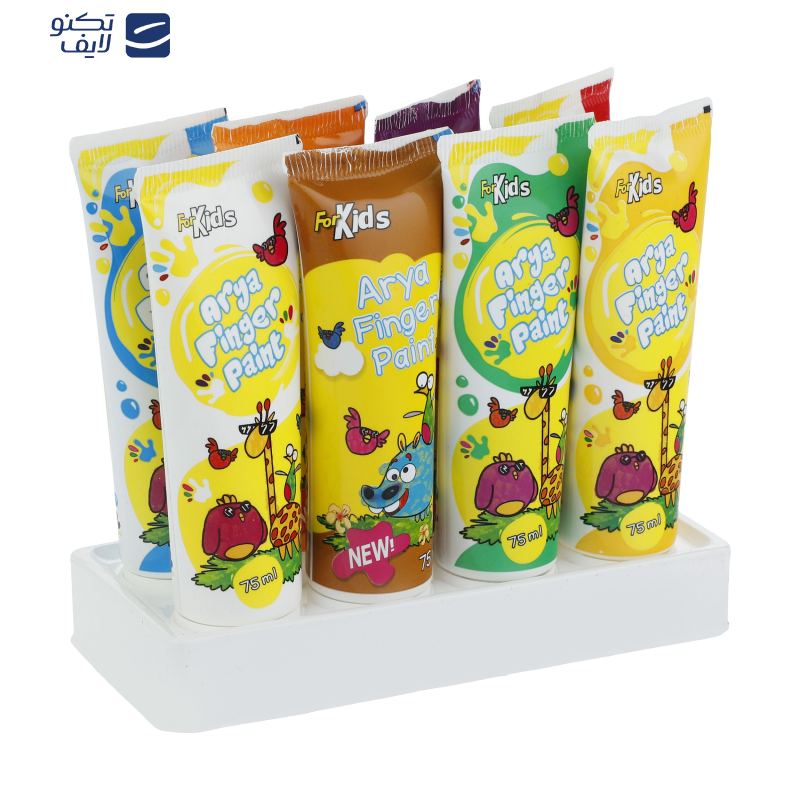 رنگ انگشتی 8 رنگ آریا مدل C-761 رنگ انگشتی 8 رنگ آریا مدل C-761