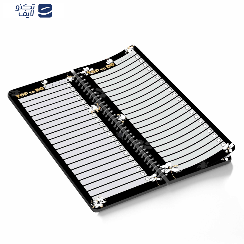 دفترچه یادداشت مستر راد مدل to do list طرح گل آرزوها کد fiory 1825  دفترچه یادداشت مستر راد مدل to do list طرح گل آرزوها کد fiory 1825