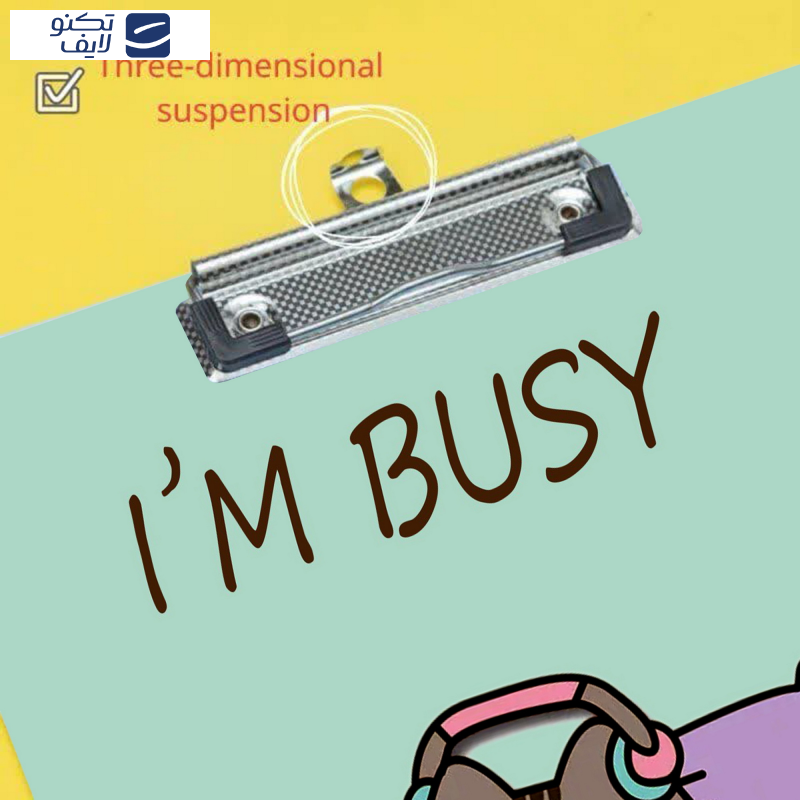    تخته شاسی مستر راد مدل گربه کیوت کد fiory 2402 سایز A5 به همراه کاغذ یادداشت