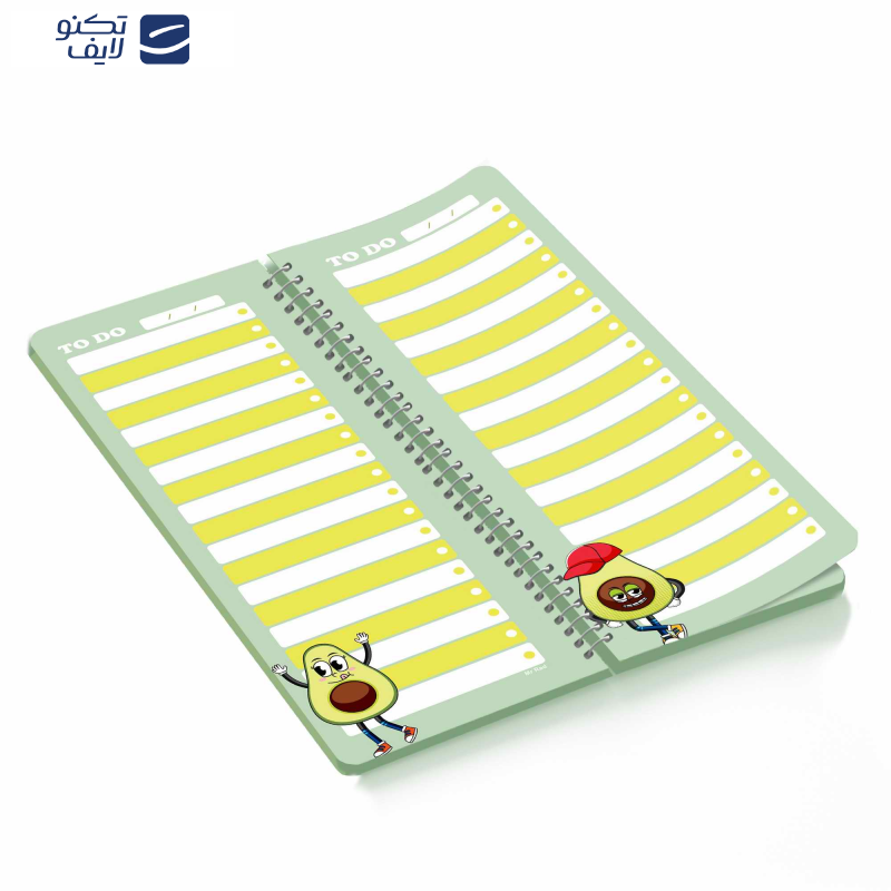 دفترچه یادداشت مستر راد مدل to do list طرح آواکادو کد fiory 1771 دفترچه یادداشت مستر راد مدل to do list طرح آواکادو کد fiory 1771