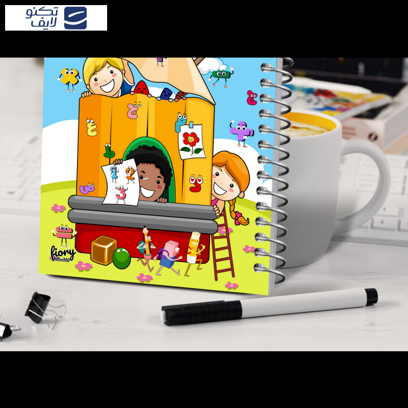 دفتر مشق مستر راد طرح دشت الفبا مدل دبستان کد fiory 2177