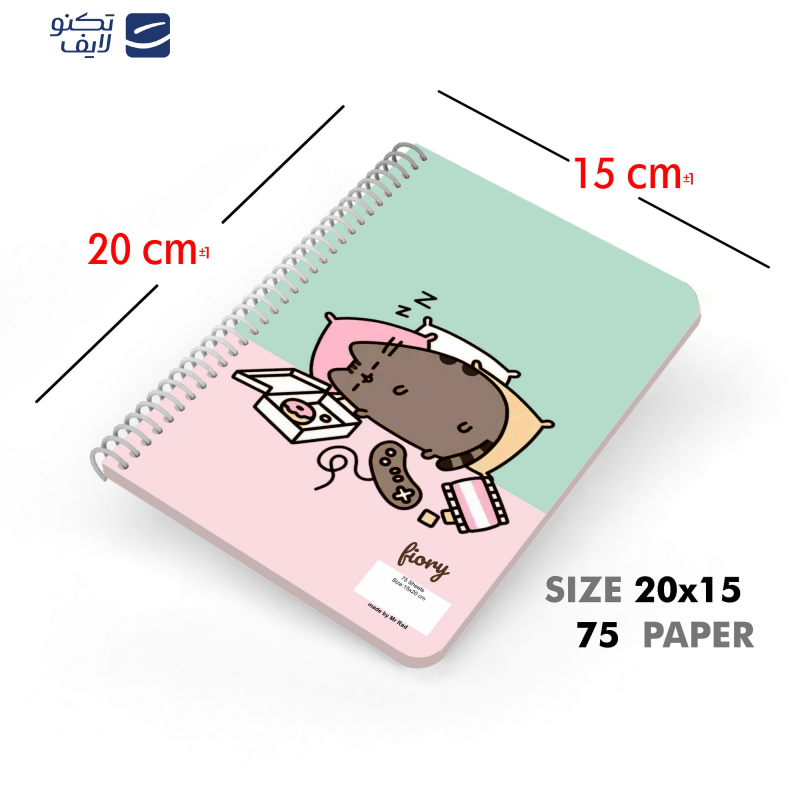 دفتر برنامه ریزی مستر راد طرح کرافت مدل گربه کیوت فانتزی کد fiory 1930 دفتر برنامه ریزی مستر راد طرح کرافت مدل گربه کیوت فانتزی کد fiory 1930