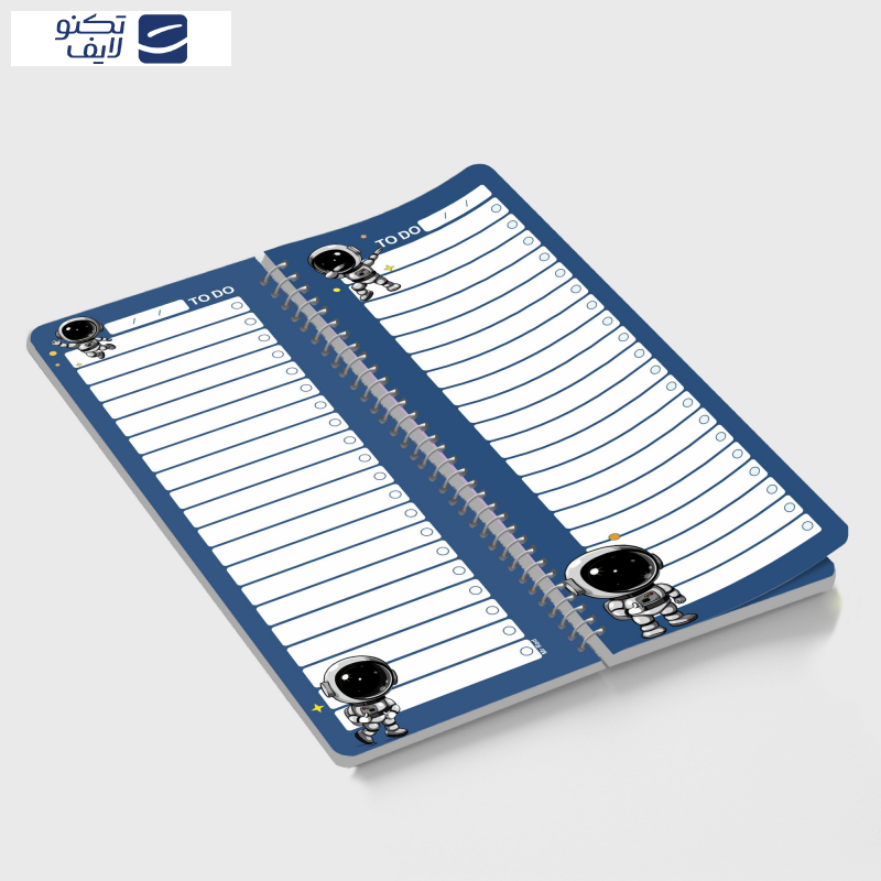 دفترچه یادداشت مستر راد مدل to do list طرح فضانورد کد fiory 1985 دفترچه یادداشت مستر راد مدل to do list طرح فضانورد کد fiory 1985