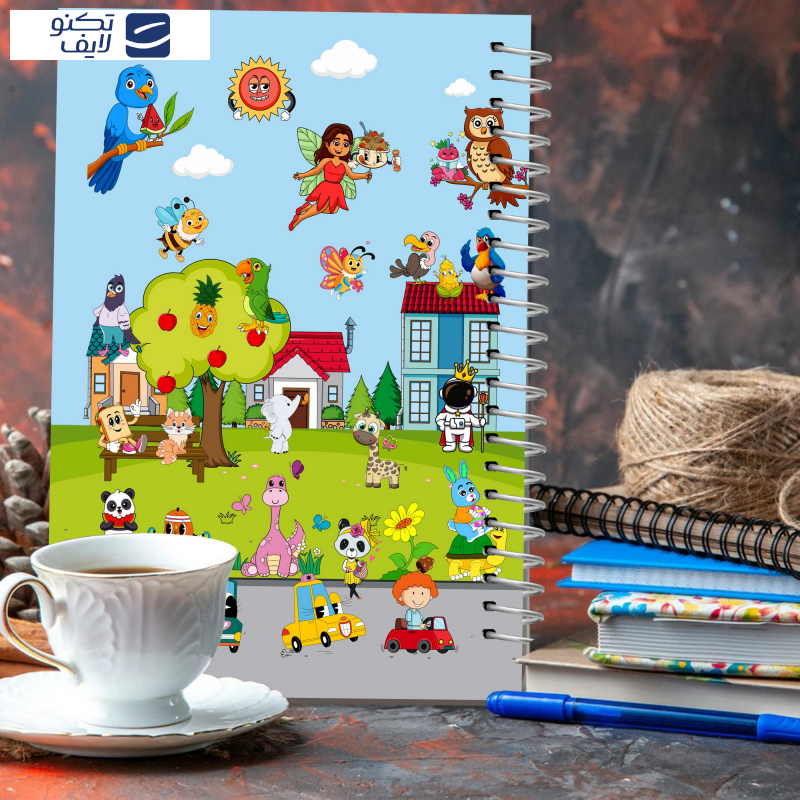 دفتر املا مستر راد طرح پویا مدل دبستان کد fiory 2161