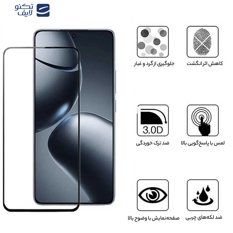 محافظ صفحه نمایش بوف مدل 5D مناسب برای گوشی موبایل شیائومی Poco F7 Ultra / Poco F7 Pro /15s Pro محافظ صفحه نمایش بوف مدل 5D مناسب برای گوشی موبایل شیائومی Poco F7 Ultra / Poco F7 Pro /15s Pro