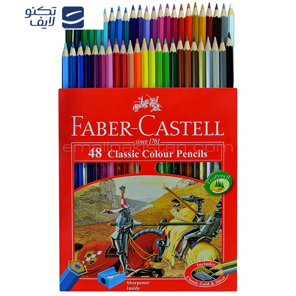 مداد رنگی 48 رنگ فابر-کاستل مدل Classic مداد رنگی 48 رنگ فابر-کاستل مدل Classic