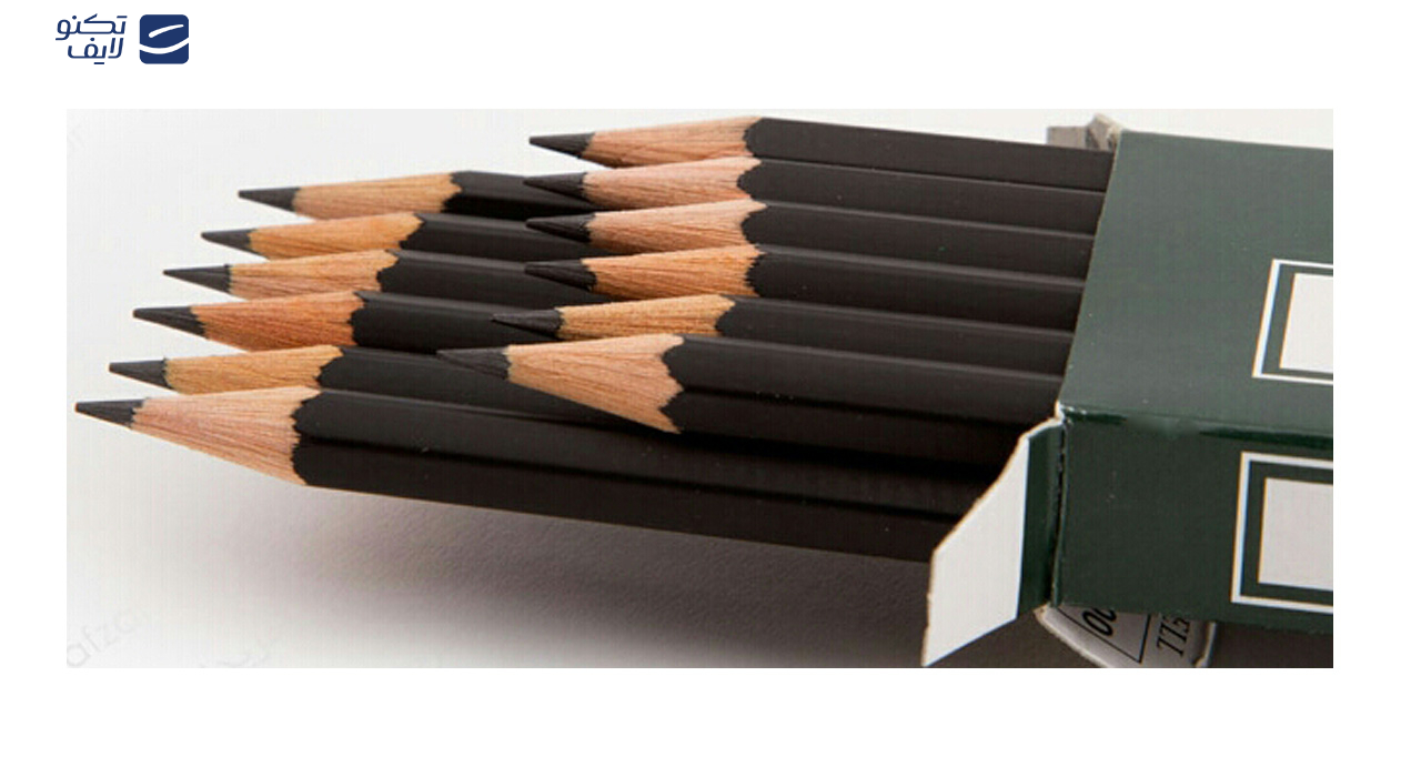 مداد مشکی فابر کاستل کد 1111 بسته 12 عددی