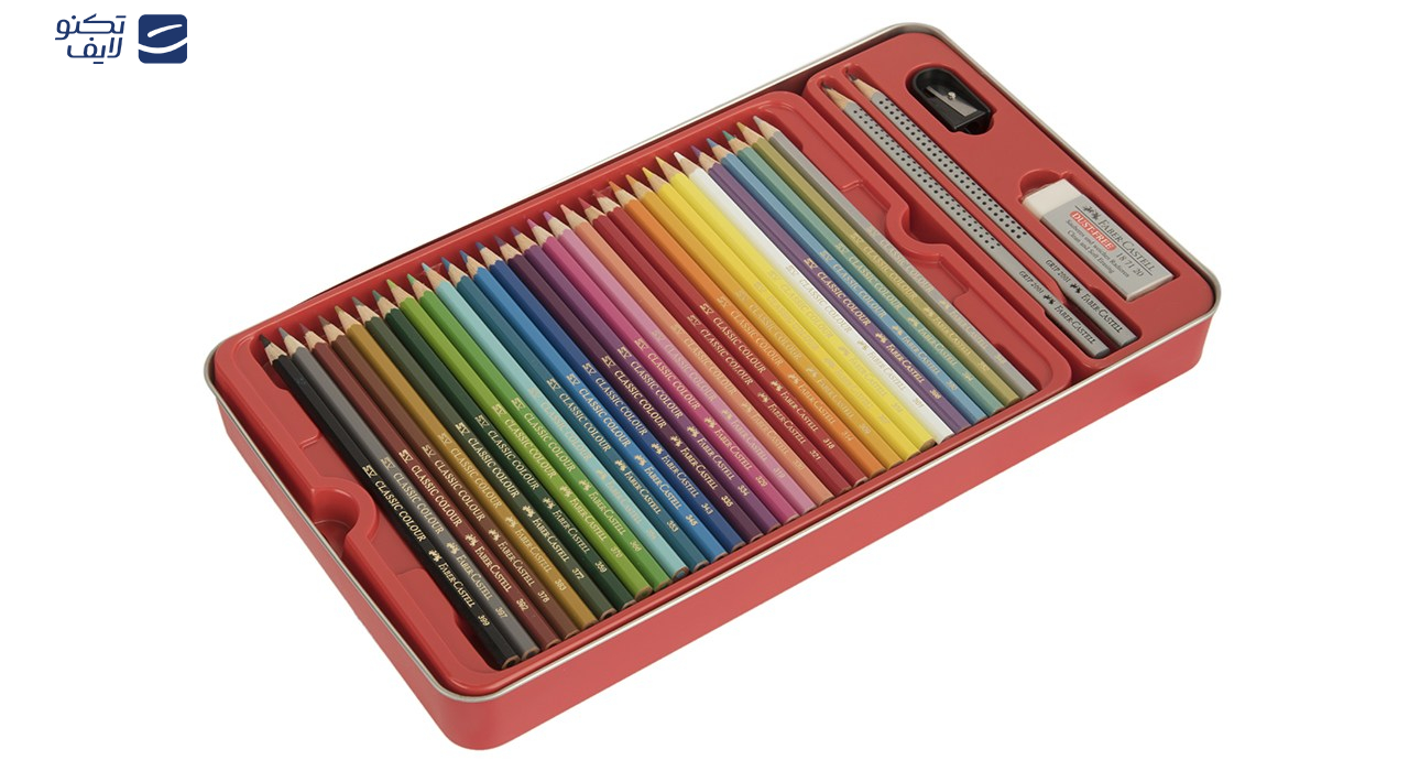 مداد رنگی 60 رنگ فابر-کاستل مدل Sketch مداد رنگی 60 رنگ فابر-کاستل مدل Sketch