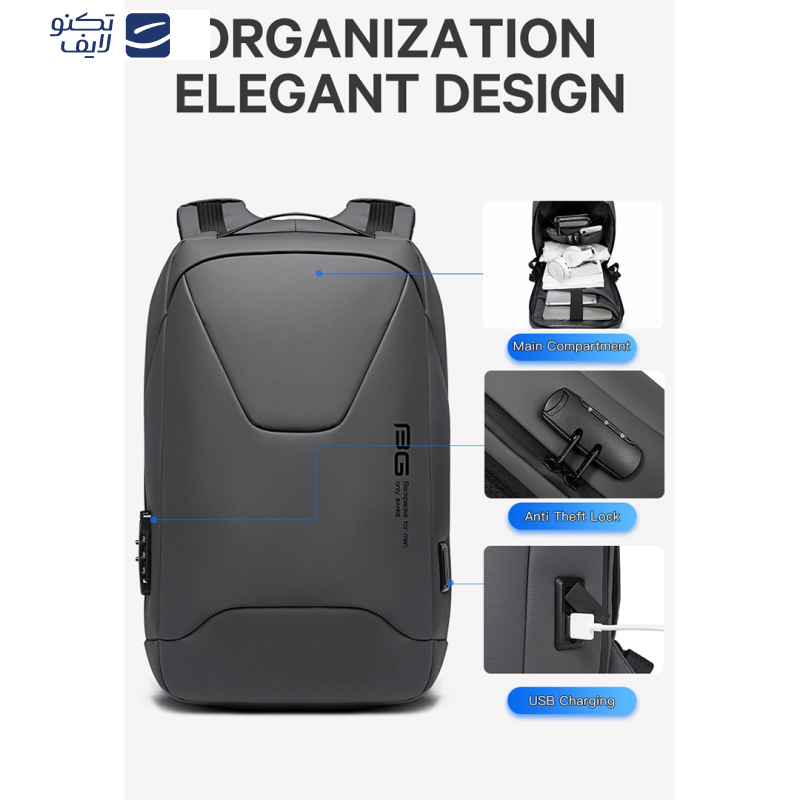 کوله پشتی لپ تاپ بنج مدل BN22188 مناسب برای لپ تاپ 13 تا 15 اینچی کوله پشتی لپ تاپ بنج مدل BN22188 مناسب برای لپ تاپ 13 تا 15 اینچی