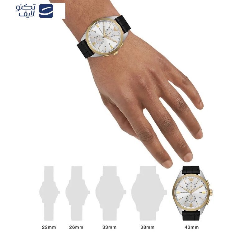 ساعت مچی عقربهای کوارتز مردانه امپریو آرمانی مدل AR11498 ساعت مچی عقربهای کوارتز مردانه امپریو آرمانی مدل AR11498