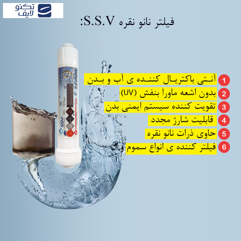 فیلتر دستگاه تصفیه آب اس اس وی مدل H735 PACK بسته 7 عددی فیلتر دستگاه تصفیه آب اس اس وی مدل H735 PACK بسته 7 عددی