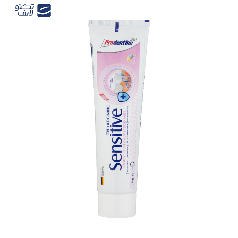 خمیر دندان پرودنتین 361 مدل Sensitive وزن 130 گرم  خمیر دندان پرودنتین 361 مدل Sensitive وزن 130 گرم