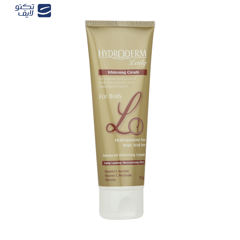 کرم روشن کننده بدن هیدرودرم سری Lady وزن 75 گرم کرم روشن کننده بدن هیدرودرم سری Lady وزن 75 گرم