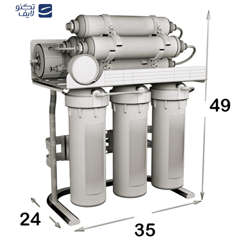 دستگاه تصفیه کننده آب اس اس وی مدل UltraSpring 2W X800 به همراه شیر تصفیه آب دستگاه تصفیه کننده آب اس اس وی مدل UltraSpring 2W X800 به همراه شیر تصفیه آب