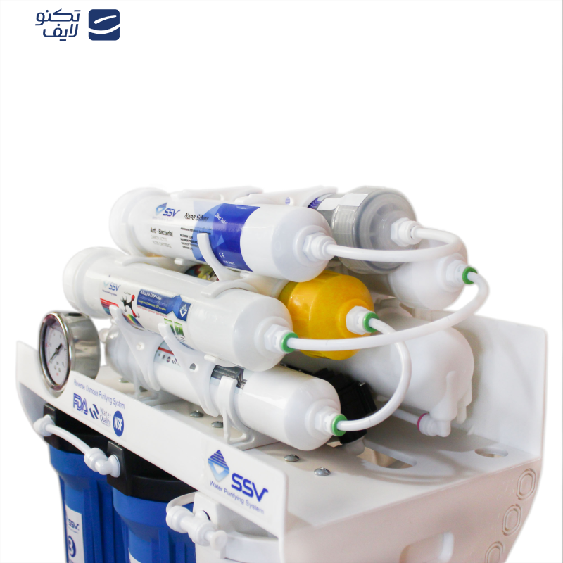 دستگاه تصفیه کننده آب اس اس وی مدل BlueStar 2W x1000 به همراه شیر دوکاره  دستگاه تصفیه کننده آب اس اس وی مدل BlueStar 2W x1000 به همراه شیر دوکاره